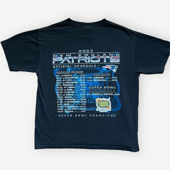 NFL New England Patriots 2003 Super Bowl Champions T-Shirt. Tee. 14/16. 14. 16. - Picture 3 of 8
